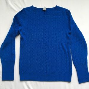 J. Crew wool cable knit sweater
